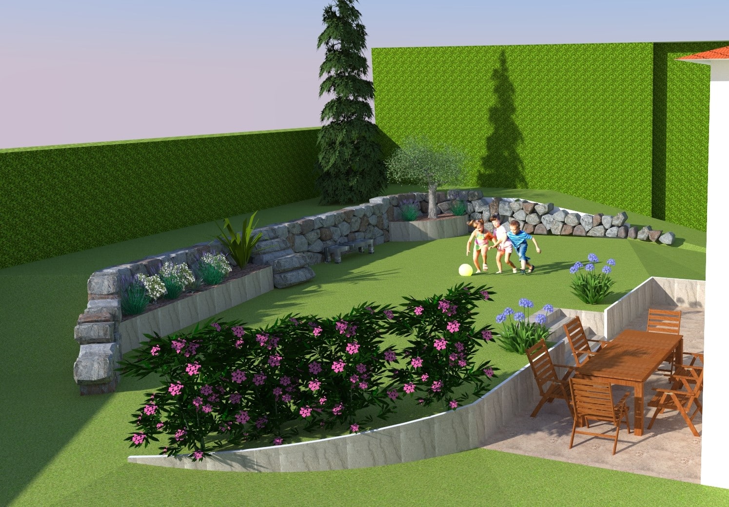 creation jardin 3d